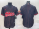 Men's San Francisco 49ers Blank Black Red Stitched Baseball Cool Base Jersey