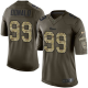 Nike Los Angeles Rams #99 Aaron Donald Green Youth Stitched NFL Limited Salute to Service Jersey