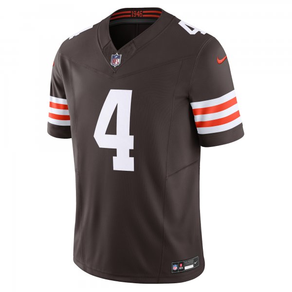 Men's Cleveland Browns Deshaun Watson Nike Brown Vapor F.U.S.E. Limited Jersey