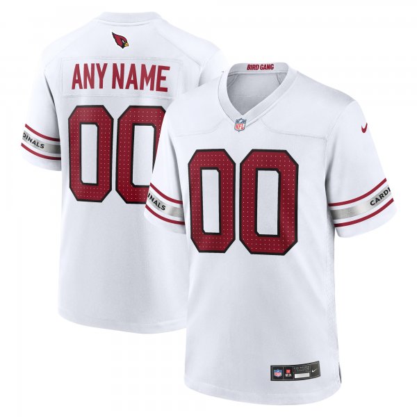 Men's Arizona Cardinals Nike Custom Game White Jersey