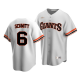 Men's San Francisco Giants #6 Casey Schmitt Cooperstown Collection White Home Flex Base Jersey