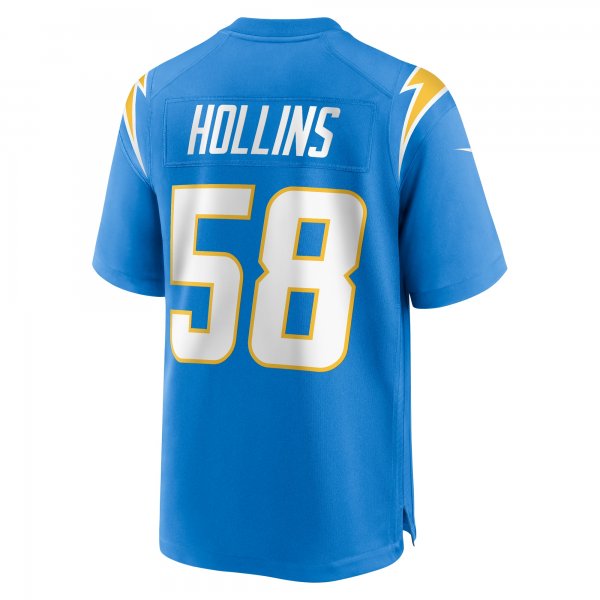 Men's Los Angeles Chargers Justin Hollins Nike  Powder Blue  Game Jersey