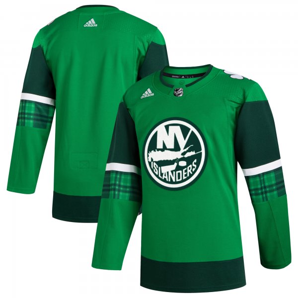 Men's New York Islanders  adidas Kelly Green 2023 St. Patrick's Day Primegreen Jersey