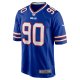 Men's Buffalo Bills Shaq Lawson Nike Royal Player Game Jersey