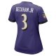 Women's Baltimore Ravens Odell Beckham Jr. Nike Purple Game Jersey