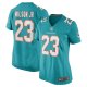 Women's Miami Dolphins Jeff Wilson Jr. Nike Aqua Game Player Jersey