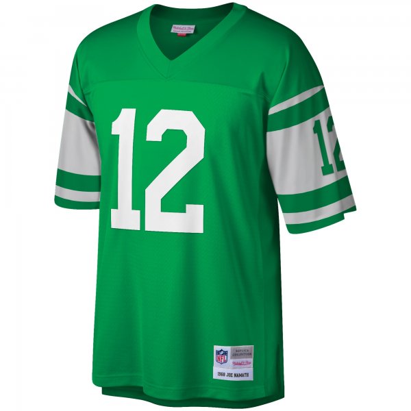 Men's New York Jets Joe Namath Mitchell & Ness Green Retired Player Legacy Replica Jersey