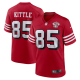 Men's San Francisco 49ers #85 George Kittle Nike Scarlet 75th Anniversary Alternate Limited Player Jersey