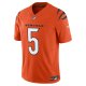 Men's Cincinnati Bengals Tee Higgins Nike Orange Vapor F.U.S.E. Limited Jersey