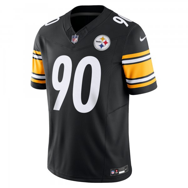 Men's Pittsburgh Steelers T.J. Watt Nike Black Vapor F.U.S.E. Limited Jersey