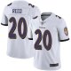 Baltimore Ravens #20 Ed Reed White Youth Stitched NFL Vapor Untouchable Limited Jersey