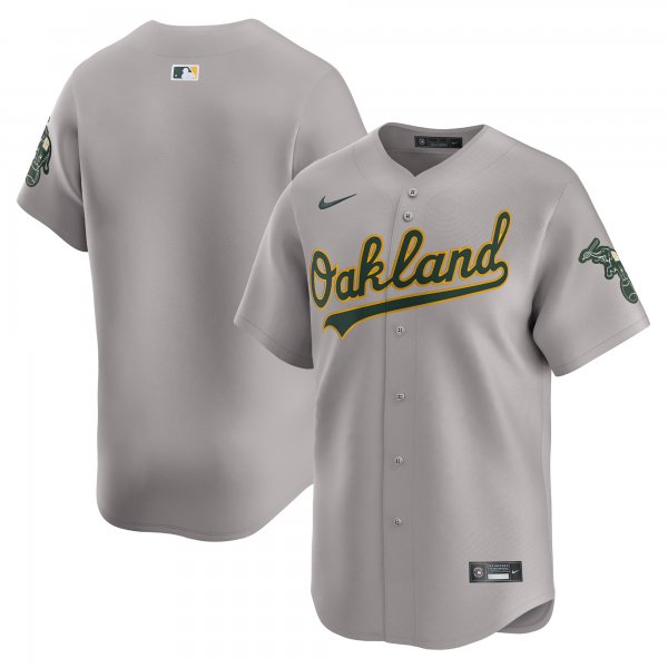 Men's Oakland Athletics  Nike Gray Away Limited Jersey