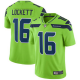 Nike Seattle Seahawks #16 Tyler Lockett Green Men's Stitched NFL Limited Rush Jersey