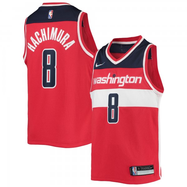 Youth Washington Wizards Rui Hachimura Nike Red 2021/22 Diamond Swingman Jersey - Icon Edition