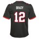 Youth Tampa Bay Buccaneers Tom Brady Nike Pewter Alternate Game Jersey