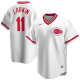 Men's NIKE Cincinnati Reds #11 Barry Larkin Home Cooperstown Collection Player White MLB Jersey