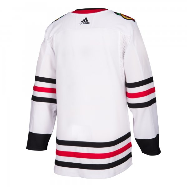 Men's Chicago Blackhawks adidas White Away Blank Jersey