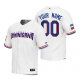 Dominican Republic Baseball Custom White 2023 World Baseball Classic Replica Jersey