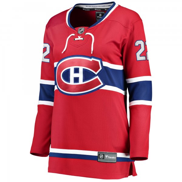 Women's Montreal Canadiens Cole Caufield Fanatics Red Home Breakaway Replica Jersey