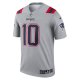 Men's New England Patriots Mac Jones Nike Gray Inverted Legend Jersey