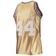 Men's New Orleans Jazz Pete Maravich Gold Mitchell & Ness 75th Anniversary 1974/75 Hardwood Classics Swingman Jersey