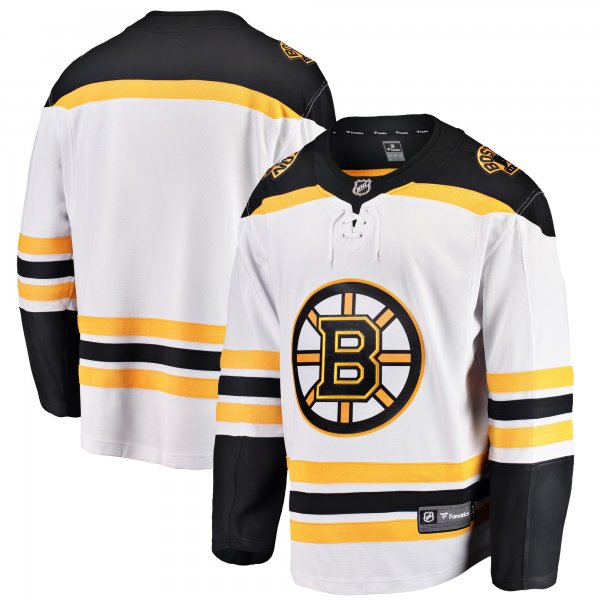 Men's Boston Bruins Fanatics White Breakaway Away Jersey