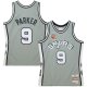 Unisex San Antonio Spurs Tony Parker Mitchell & Ness Gray Hall of Fame Class of 2023 Throwback Swingman Jersey