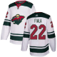 Men's Adidas Minnesota Wild #22 Kevin Fiala White Away NHL Jersey