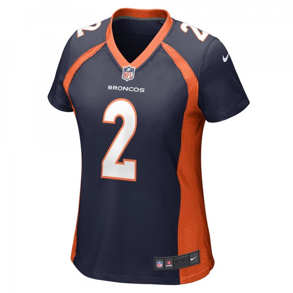 Women's Denver Broncos Patrick Surtain II Nike Navy Home Game Player Jersey