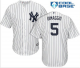 Men's New York Yankees #5 Joe DiMaggio Stitched White MLB Jersey