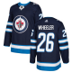 Adidas Winnipeg Jets #26 Blake Wheeler Navy Blue Home Stitched NHL Jersey