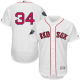 Boston Red Sox #34 David Ortiz White Flexbase Collection 2018 World Series Stitched MLB Jersey