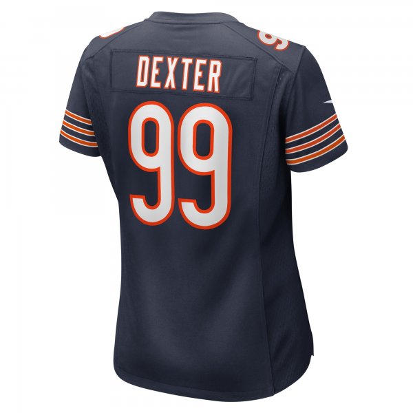 Women's Chicago Bears Gervon Dexter Sr Nike  Navy Team Game Jersey