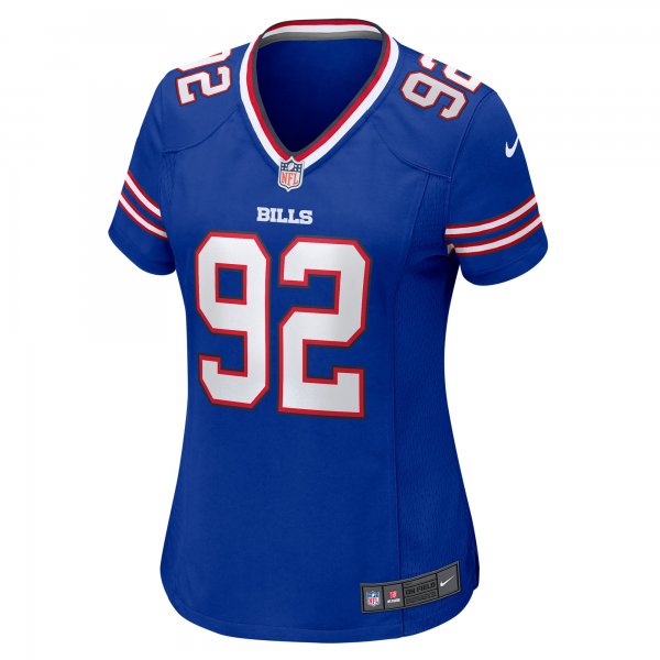 Women's Buffalo Bills DaQuan Jones Nike Royal Game Player Jersey