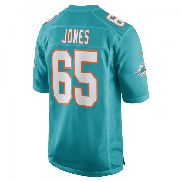 Men's Miami Dolphins Robert Jones Nike Aqua Game Jersey