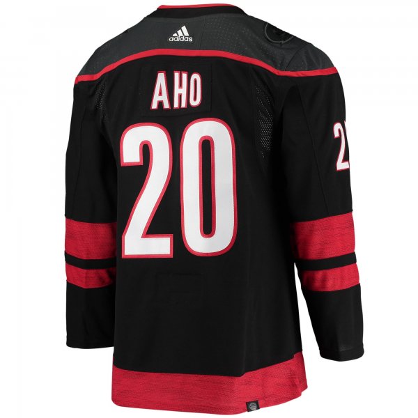 Men's Carolina Hurricanes Sebastian Aho adidas Black Home Primegreen Player Jersey