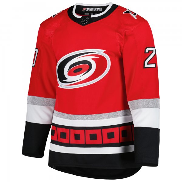 Men's Carolina Hurricanes Sebastian Aho adidas Red Alternate Primegreen Player Jersey