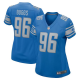 Women's Nike Detroit Lions #96 Isaiah Buggs Blue Limited Game Player Jersey