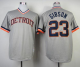 Mitchell And Ness 1984 Detroit Tigers #23 Kirk Gibson Grey Throwback Stitched MLB Jersey