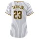 Women's San Diego Padres Fernando TatÃÂ­s Jr. Nike White/Brown Home Replica Player Jersey