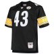 Men's Pittsburgh Steelers Troy Polamalu Mitchell & Ness Black Big & Tall 2005 Retired Player Replica Jersey