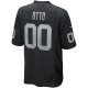 Men's Las Vegas Raiders Jim Otto Nike Black Game Retired Player Jersey