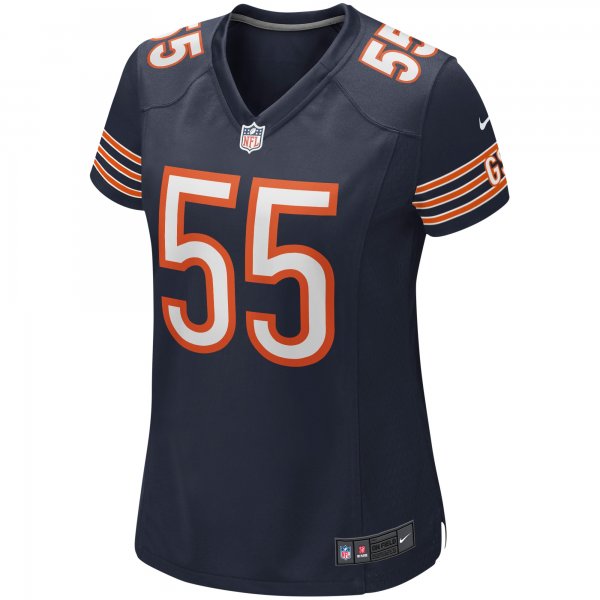 Women's Chicago Bears Lance Briggs Nike Navy Game Retired Player Jersey