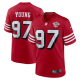 Men's San Francisco 49ers #97 Bryant Young Nike Scarlet 75th Anniversary Alternate Retired Player Limited Jersey