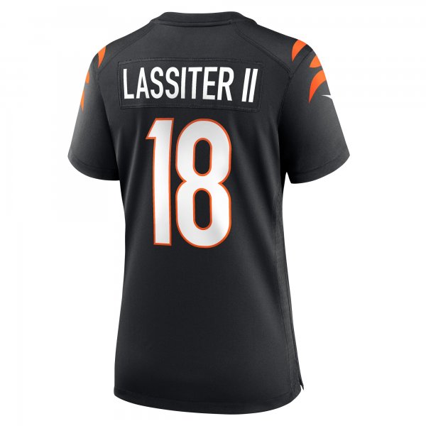 Women's Cincinnati Bengals Kwamie Lassiter II Nike Black Game Player Jersey