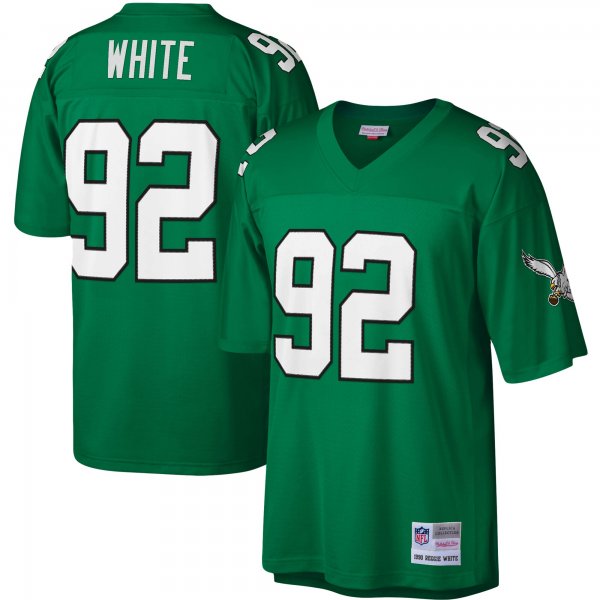 Men's Philadelphia Eagles Reggie White Mitchell & Ness Kelly Green Legacy Replica Jersey