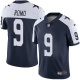 Men's Nike Dallas Cowboys #9 Tony Romo Navy Blue Thanksgiving Stitched NFL Vapor Untouchable Limited Throwback Jersey