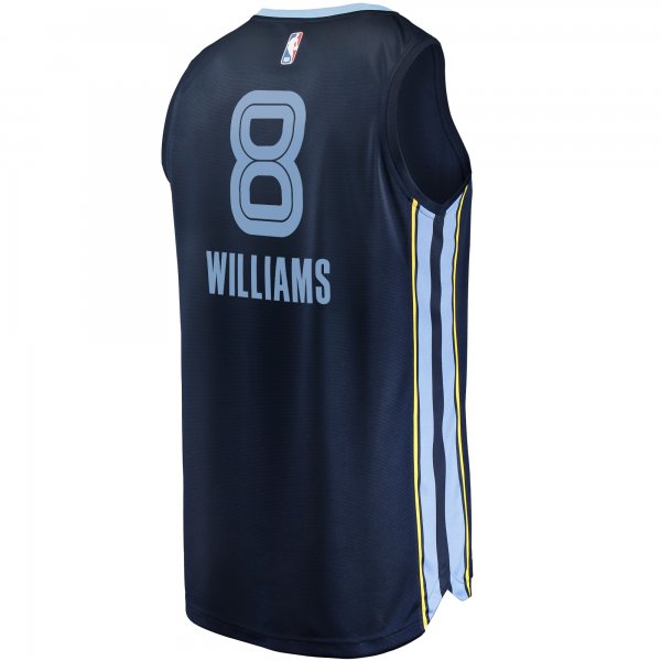 Men's Memphis Grizzlies Fanatics Navy Ziaire Williams Fast Break Replica Jersey - Icon Edition