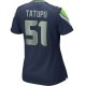 Women's Seattle Seahawks Lofa Tatupu Nike College Navy Game Retired Player Jersey