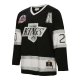 Men's Los Angeles Kings Luc Robitaille Mitchell & Ness Black Alternate Captain Patch 1992/93 Blue Line Player Jersey